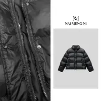 【火火】26N18888 新款厚款保暖高级感设计师休闲宽松休闲棉服外套 