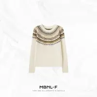 MBNL-F“定织无缝费尔岛” 100%绵羊毛氛围感毛衣 秦磊XM-XMY2591