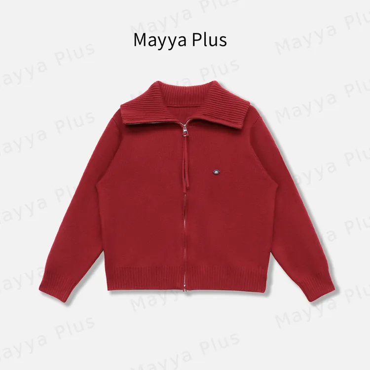 【苏里小姐】Mayya Plus麦芽定制气质毛茸茸针织开衫外套女32547366