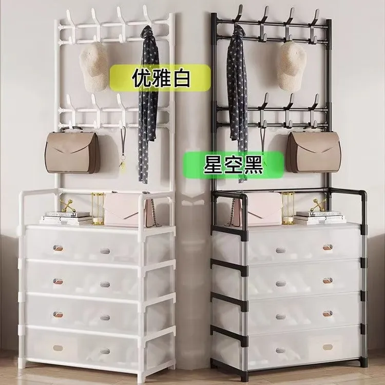 鞋架子多层家用大容量防尘网红鞋架出租房收纳鞋柜门口置物架爆款