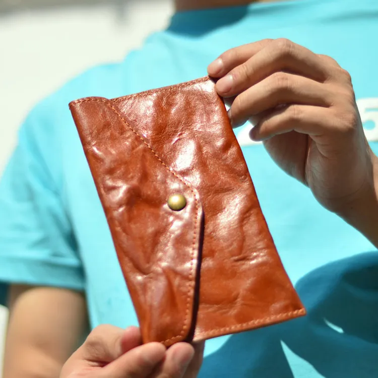 新款钱包男士长款现金包大容量多功能手拿包拉链搭扣手机包时尚女