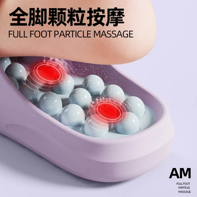 按摩拖鞋女款夏季2025新款室内居家防滑养生指压足底穴位凉拖鞋男