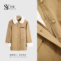 【仟娜】暖意满满~高级感法式复古拼接撞色羽绒服SY76YRF2526