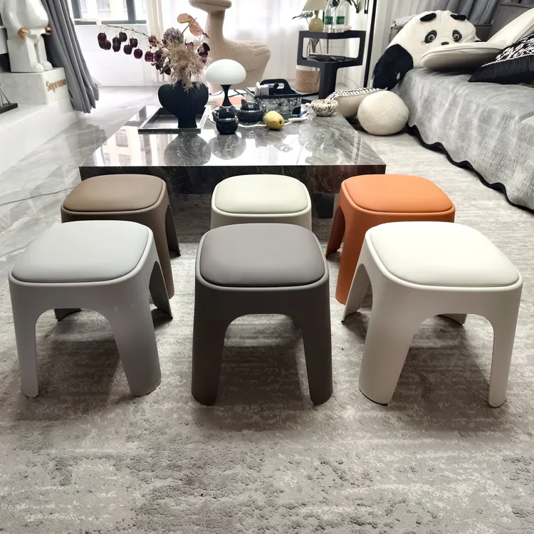 【考拉专属】佩凯仕加厚PP材质家用海绵方凳轻奢高级感客厅茶几凳