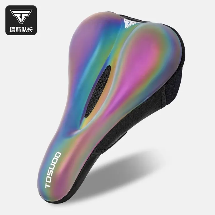 塔斯队长自行车坐垫防屁股痛硅胶山地公路车超软加厚减震透气车座