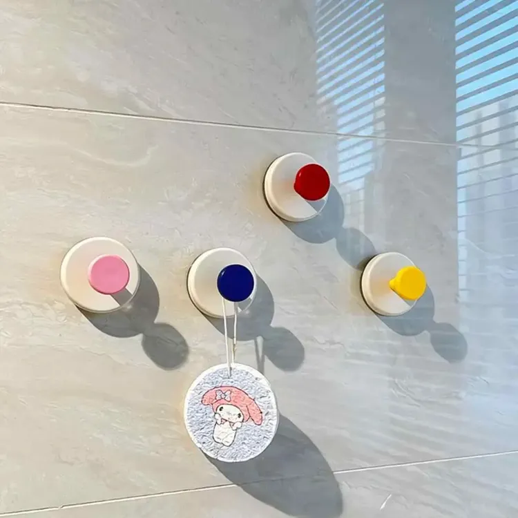 【拍一发五】多巴胺吸盘挂钩免打孔强力承重家用高颜值吸盘挂钩客厅