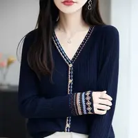 细纹针织衫A146~爆款~洋气毛衣