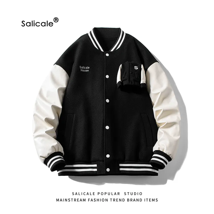 美式夹克男士2025春季新款宽松百搭高街潮流棒球服外套女情侣上衣