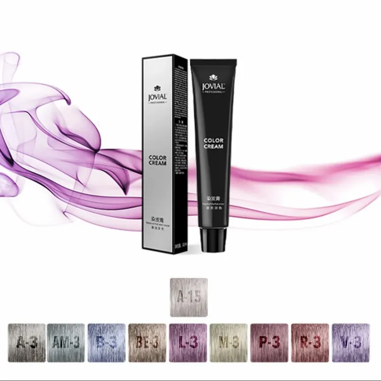 乔薇尔染发膏【3支包邮】亚系匀染专业沐浴染染膏免护焱染膏MIX染膏