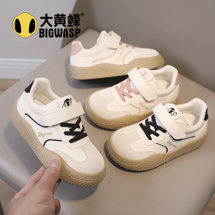 大黄蜂2025秋季新款男女童3-16岁校园儿童鞋子百搭休闲儿童板鞋潮