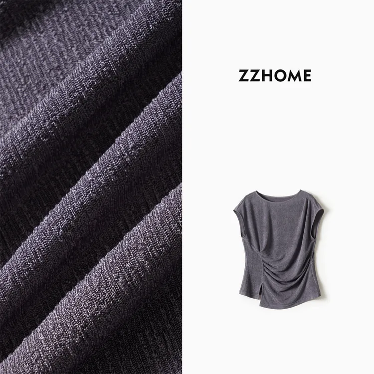 ZOZO HOME | 反常规基础微解构外出洋气小衫上衣抽褶T恤q174351p