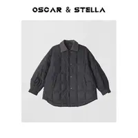 OSCAR&STELLA【马褂木】保暖鸭绒时尚短款翻领休闲羽绒服320-8105