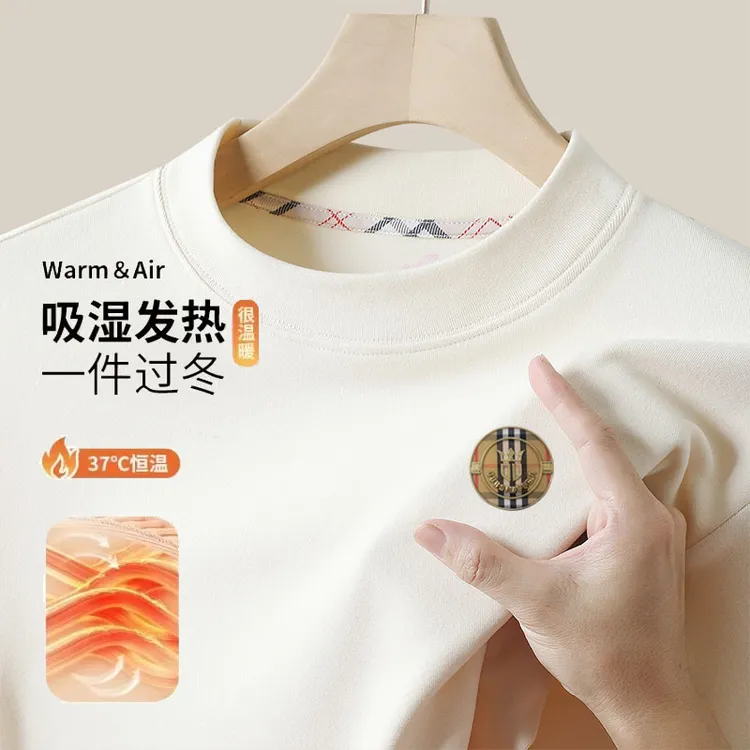 卫衣春秋款男2025新款正品高级感外穿不带帽上衣韩版休闲保暖长袖