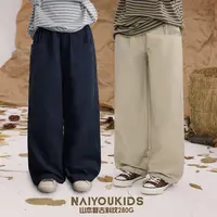 NAIYOUKIDS【裤在必行】女童2025秋季儿童韩版纯棉复古休闲裤K2576