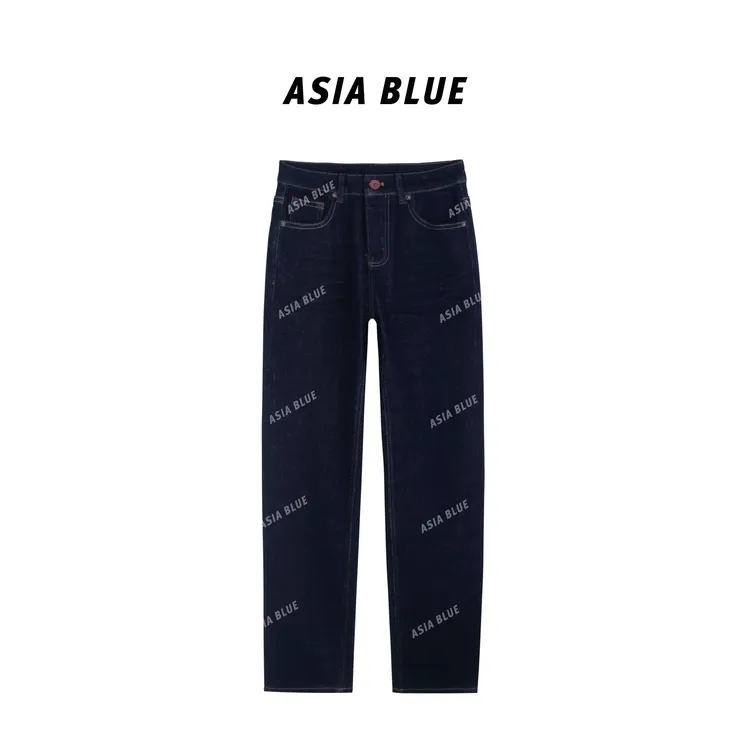 【ASIA BLUE】 · 原来 · 2025秋季显瘦百搭四面弹九分直筒牛仔裤
