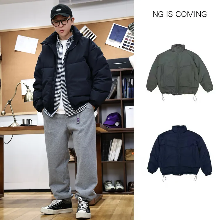 【NANAMIKA】90白鸭绒加厚210g日系冬保暖极简通勤户外羽绒服89158