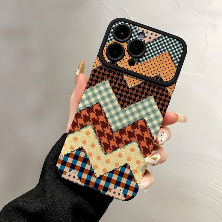 创意纹理适用苹果17pro手机壳iphone17新款16小羊皮15硅胶air防摔