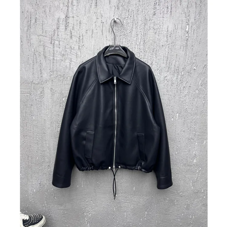 UNCLE&F 老登/城市猎人 定制细腻柔软PU皮教练夹克外套