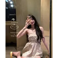 Mummy Cat 下蛋喵【西西里午后】25新品纯棉刺绣打揽抹胸上衣