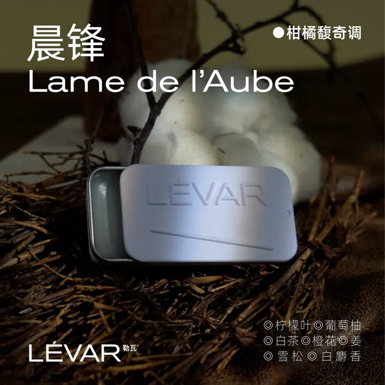 LEVAR勒瓦城市系列晨锋香膏柑橘调职场精英清爽清新果香伪体香