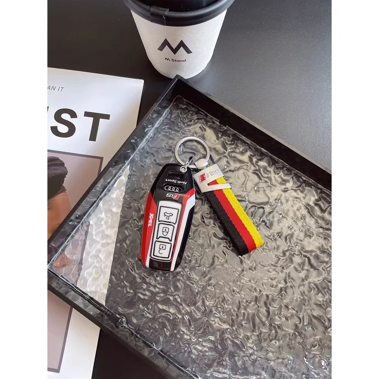 专用奥迪新A5L钥匙套25款一汽A5l高级感Q6Le-tron赛道包壳扣26款