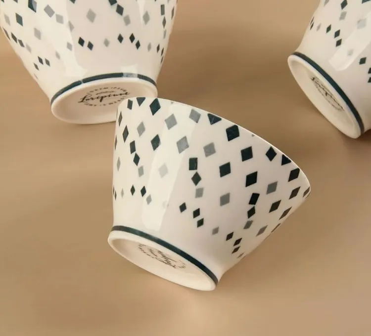 【迪拉生活推荐】新疆包邮现代简约风彩绘碗沙拉碗瓷碗吃饭碗