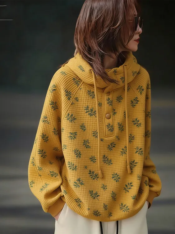 2025年冬季新款今年流行漂亮慵懒风高级感独特超好看洋气连帽卫衣