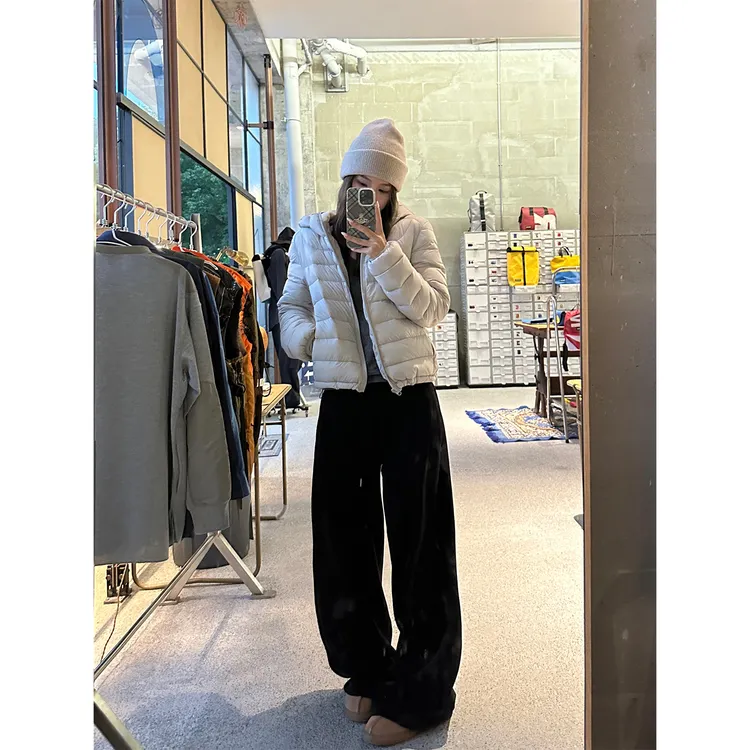 DYANGJUN【通勤百搭】加绒加厚抽绳休闲百搭卫裤