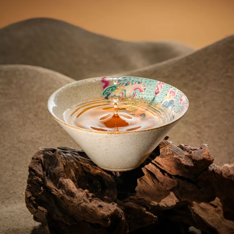 万仟堂陶瓷茶杯个人专用千杯主人杯男女士高端主人杯丝路茶盏