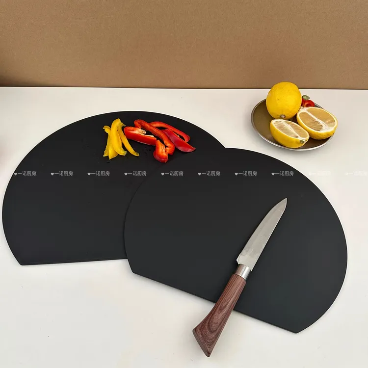 一诺厨房抗菌防霉菜板家用食品级TPU切菜砧板半圆形案板双面粘板