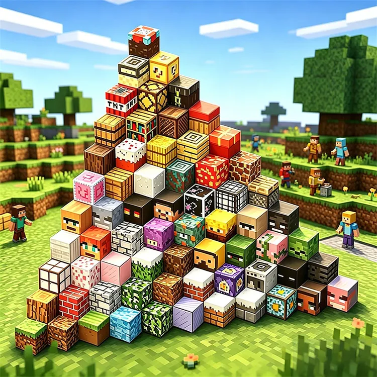 环宇正版媛妍我的世界磁力积木方块全套mc磁吸儿童拼搭玩具礼物商品图