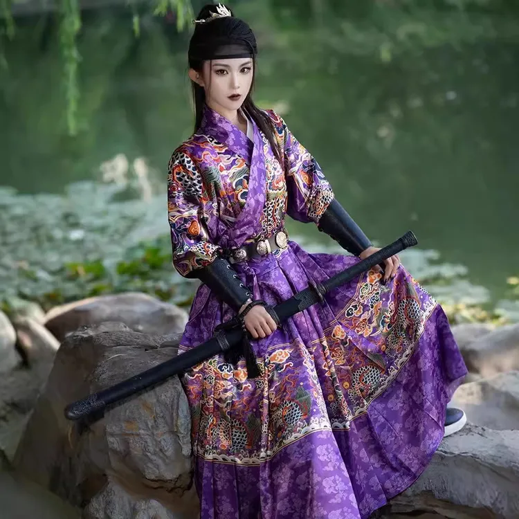 正品绣春刀飞鱼服锦衣卫汉服男女同款夏日新款聚酯纤维青年潮牌复