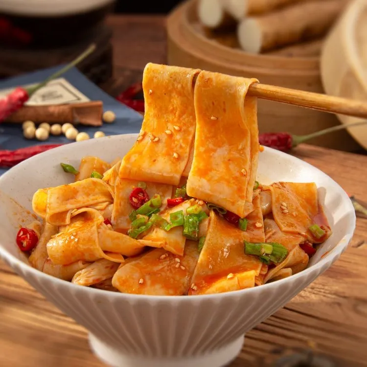 【包邮2斤】山药干面皮凉皮免煮非油炸方便速食凉拌热炒筋道爽口