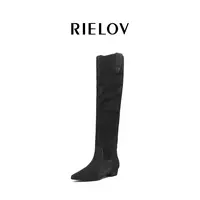 【RIELOV●秀儿●维纳斯】增高3cm时尚潮流百搭女士时装靴187