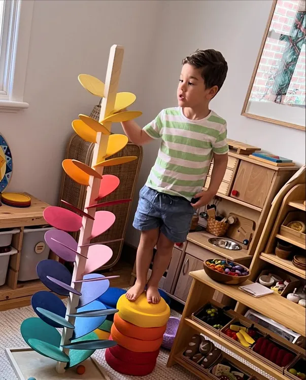 MagicwooD 彩虹音乐树 唱歌树 弹珠 音乐启蒙早教 德国原装正品