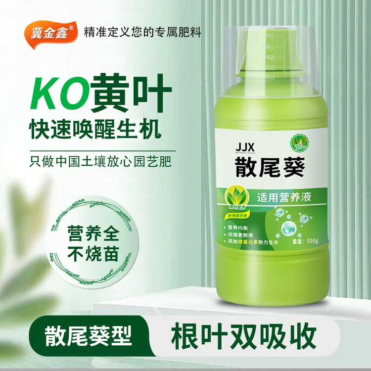 散尾葵适用营养液叶子发黄干焦发黑干枯水溶肥绿叶宝叶面肥氮磷钾