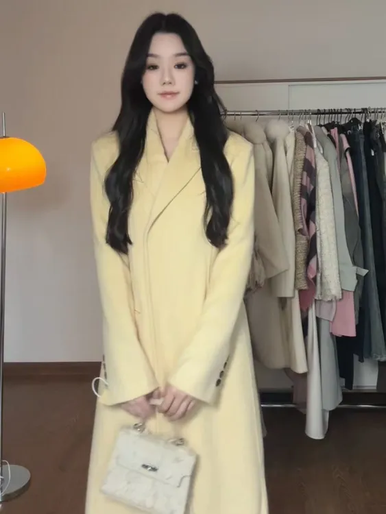 【含哥专属】长款双面呢羊绒大衣秋冬高级感 