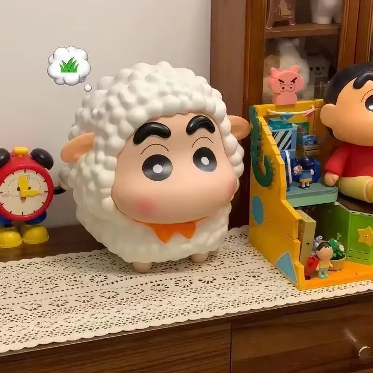 绵羊小新拍拍灯夜灯送礼乔迁搬家可爱呆萌20cm高爆款新品小羊