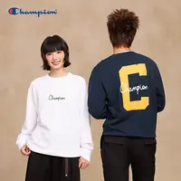 Champion【琥珀流光】冠军25秋季新款圆领卫衣男女印花字母休闲百搭