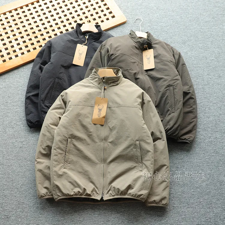 日单小鹿 户外男女同款立领加厚保暖棉服棉衣外套 压胶分仓