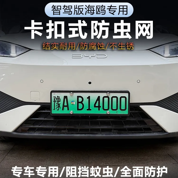 比亚迪海鸥专用防虫网智驾版防蚊虫柳絮树叶进气口防护防堵塞纱网