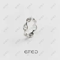 铜合金戒指 EFED轻奢经典款猪鼻子戒指