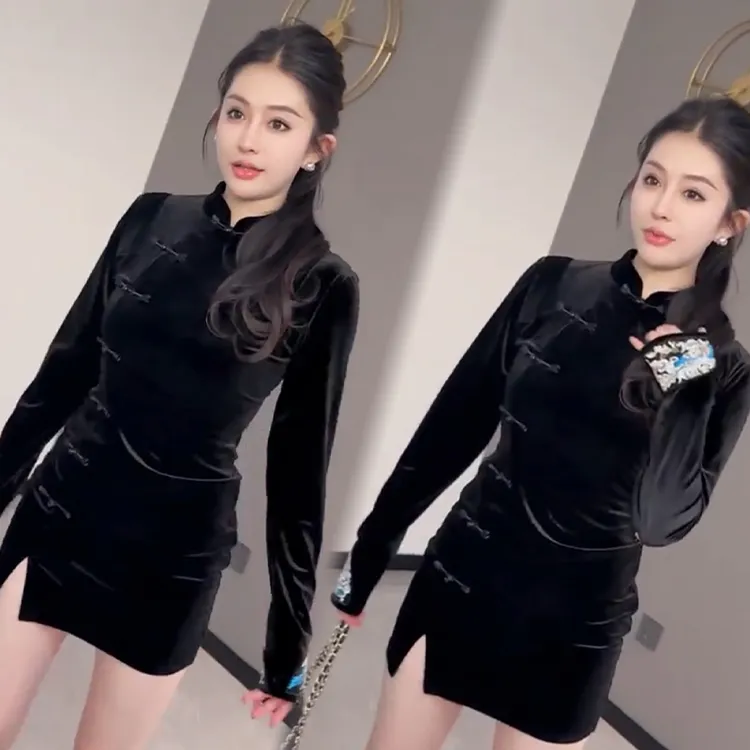 2025秋冬新款时尚显瘦气质网红高档洋气女高级百搭宽松大码连衣裙