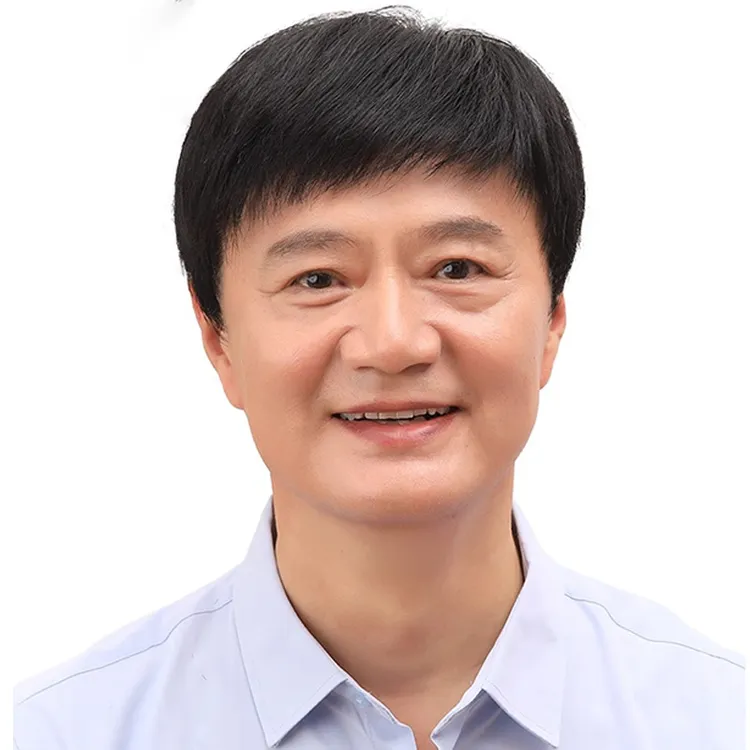 男士假发套短毛寸真人发中老年全头套秃顶增发量帅气男款假发黑发