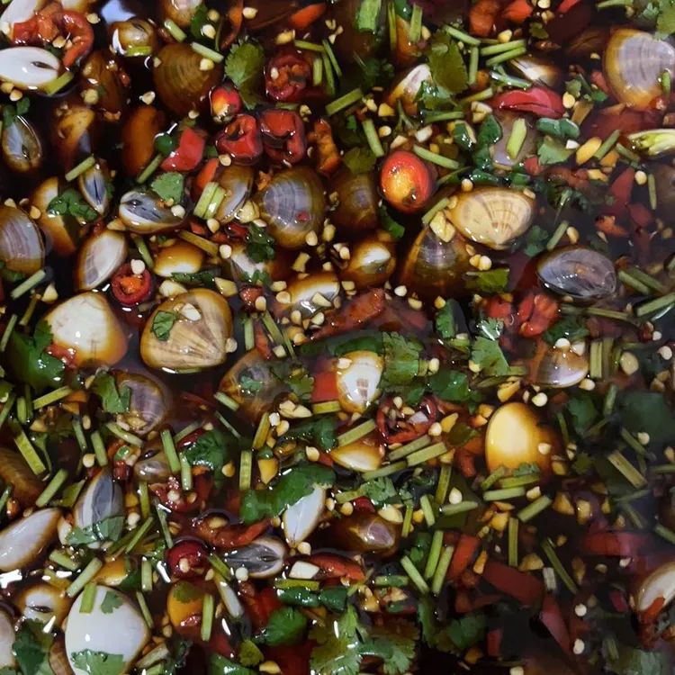 【潮汕杂咸】腌惠来图田麦仔肉质鲜甜适合配粥配酒蒜香口味