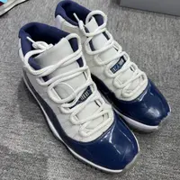 44码 95新 AJ11 海军蓝 球鞋