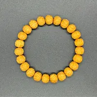 全品猴头核桃雕刻毒液手串10mm+