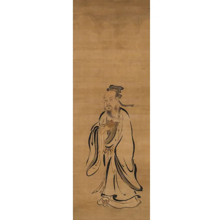 Lot  15 佚名  捧寿图(12.1书画拍卖 )