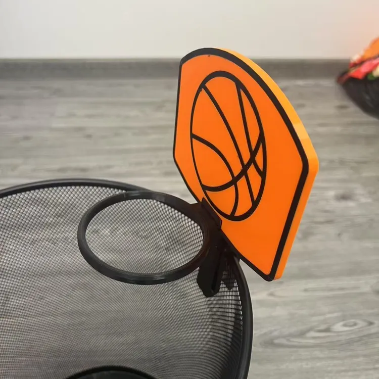 3D打印炫酷随身篮球框垃圾桶篮球框玩具亲朋室内互动有趣新奇解压