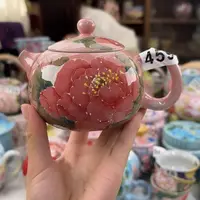 瓷片景德镇手绘高温釉下彩陶瓷茶具